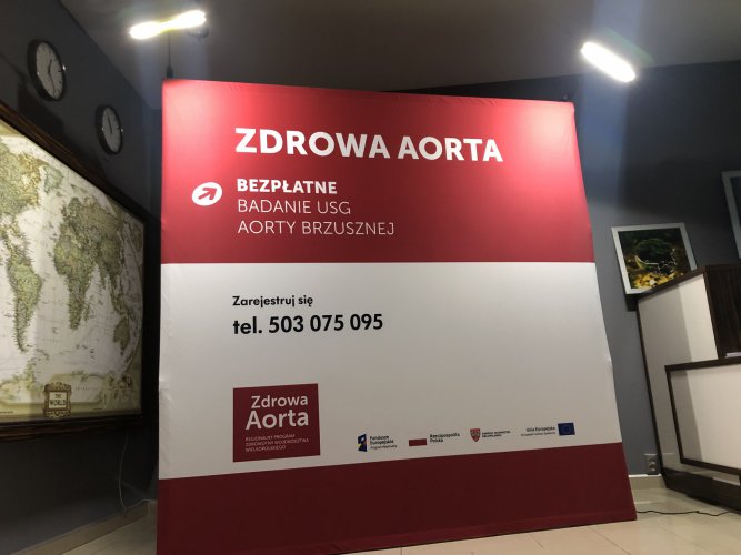 Ścianka Hop-up Zdrowa Aorta