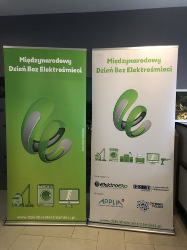 Roll-up LUX Międzynarodowy Dzień Bez Elektrośmieci