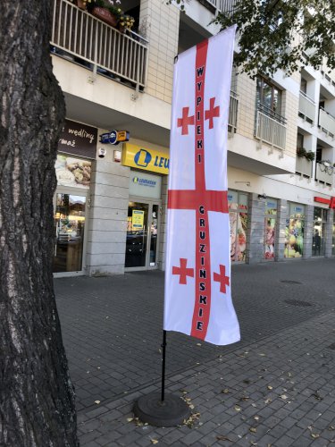 Flaga reklamowa Wypieki Gruzińskie