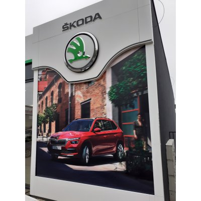 Baner reklamowy Skoda