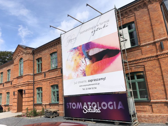 Baner Reklamowy Warszawa Powązkowska DorMed Stomatologia